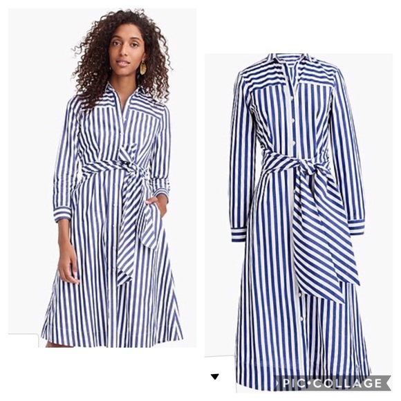J. Crew Dresses & Skirts - J.Crew Tie-Waist Shirt Dress